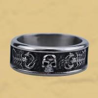 Titanium Steel Finger Ring, polished, fashion jewelry & Unisex 10mm [
