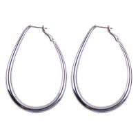 Brass Hoop Earring, plated, fashion jewelry & for woman [