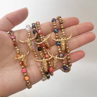 Bracelets Murano, Acier inoxydable 304, avec chalumeau, Corne, Placage, bijoux de mode, plus de couleurs à choisir cm, Vendu par PC[