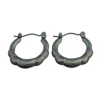 Edelstahl Baumeln Ohrring, 304 Edelstahl, Vakuum-Ionen-Beschichtung, Modeschmuck & für Frau, keine, 21x20mm, verkauft von Paar