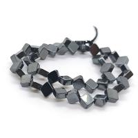 Non Magnetic Hematite Beads, Rhombus, polished, DIY black Approx 40 cm 