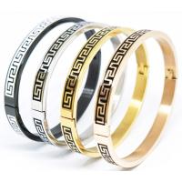 Stainless Steel Bangle, 304 Stainless Steel, Vacuum Plating, for woman & epoxy gel 6mm, Inner Approx 