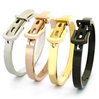 Stainless Steel Bangle, 304 Stainless Steel, Vacuum Plating, fashion jewelry & for woman 6mm, Inner Approx 60mm [
