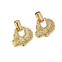 Eisen Ohrhänger, goldfarben plattiert, verschiedene Stile für Wahl & für Frau, 37-61mm, verkauft von Paar