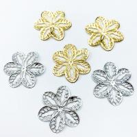 DIY Hair Flowers, Iron, plated, hollow 33mm 