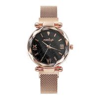Women Wrist Watch, 304 Stainless Steel, with Magnet & Glass & Zinc Alloy, fashion jewelry & for woman 16mm cm [