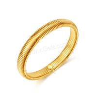Stainless Steel Bangle, 304 Stainless Steel, Vacuum Ion Plating, fashion jewelry & for woman 10*190mm [