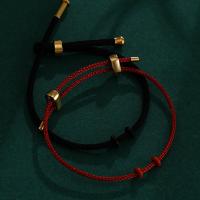 Nylon Cord Bracelets, Zinc Alloy, with Milan Cord, plated, DIY [