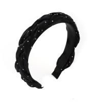 Hair Bands, Cloth, handmade, fashion jewelry & for woman, black 