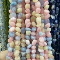 Perles de morganite, pepite, poli, DIY, couleurs mélangées Environ Vendu par brin[