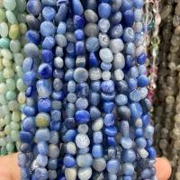 Natürlichen Lapislazuli Perlen, Klumpen, poliert, DIY, blau, 5x9mm, ca. 55PCs/Strang, verkauft von Strang