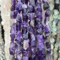 Perles en Quartz teint, améthyste, pepite, poli, DIY, violet Environ Vendu par brin