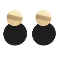 Zinc Alloy Stud Earring, stoving varnish, fashion jewelry & for woman [