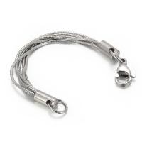 304 Stainless Steel Extender Chain, DIY original color [