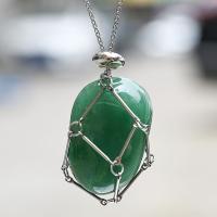Quartz Necklace, with Iron, with 5cm extender chain, irregular, fashion jewelry mm cm 