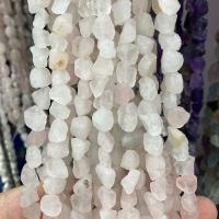 Natürliche Rosenquarz Perlen, Klumpen, poliert, DIY, helles Rosa, 8x10mm, ca. 40PCs/Strang, verkauft von Strang[