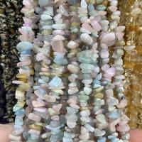 Morganit Perlen, Klumpen, poliert, DIY, gemischte Farben, 5x8mm, Länge:ca. 80 cm, verkauft von Strang