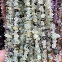 Prehnit-Perlen, Prehnit, Klumpen, poliert, DIY, gemischte Farben, 5x8mm, Länge:ca. 80 cm, verkauft von Strang