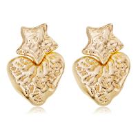 Zinc Alloy Drop Earring, KC gold color plated, fashion jewelry & for woman, golden 