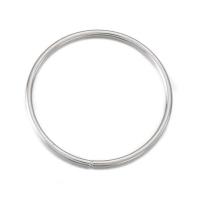 Maschine Cut Edelstahl Closed Sprung-Ring, 304 Edelstahl, Kreisring, Vakuum-Ionen-Beschichtung, DIY, keine, 30x1.5mm, verkauft von PC[