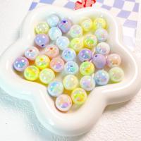 Perles acryliques plaquée, Acrylique, Rond, Placage, DIY, plus de couleurs à choisir, 16mm Vendu par sac[