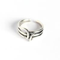 Sterling Silver Finger Ring, 925 Sterling Silver, vintage & adjustable & for woman, US Ring 