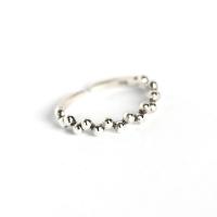 Sterling Silver Finger Ring, 925 Sterling Silver, vintage & adjustable & for woman 