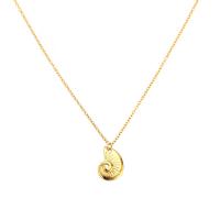 Sterling Silver Jewelry Necklace, 925 Sterling Silver, with 2inch extender chain, Shell, plated, oval chain & for woman 13.5mm Approx 15.7 Inch [
