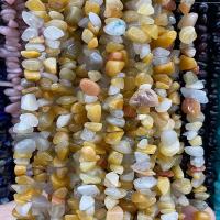 Perles Aventurine jaune , pepite, poli, DIY, couleurs mélangées Environ 80 cm, Vendu par brin