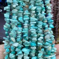 Amazonit Perlen, Klumpen, poliert, DIY, blau, 5x8mm, Länge:ca. 80 cm, verkauft von Strang