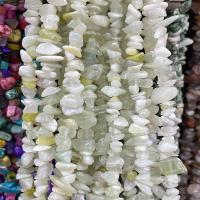 Jade New Mountain Bead, Nuggets, polished, DIY, light green Approx 80 cm [