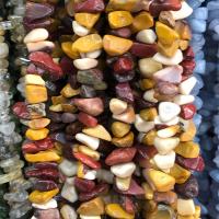 Blutstein Perlen, Klumpen, poliert, DIY, gemischte Farben, 5x8mm, Länge:ca. 80 cm, verkauft von Strang