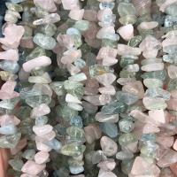 Morganite Beads, Nuggets, polished, DIY, mixed colors Approx 80 cm 