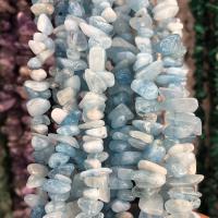 Perles aigue-marine, pepite, poli, DIY, bleu de mer Environ 80 cm, Vendu par brin