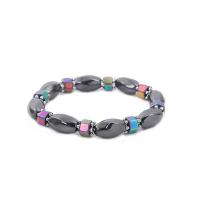 Bracelets titane magnétique, Hématite, bijoux de mode & pour homme Environ 7.09-7.48 pouce, Vendu par PC