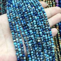 Eindruck Jaspis Perlen, Impression Jaspis, DIY, keine, Länge:ca. 38 cm, verkauft von Strang