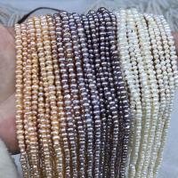 Naturel d'eau douce perles, perle d'eau douce cultivée, bijoux de mode & DIY, plus de couleurs à choisir, 3.5mm Environ 38 cm, Vendu par brin