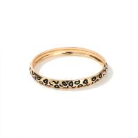 Fashion Zinc Alloy Bangle, fashion jewelry & for woman & enamel, golden, Inner Approx 70mm [