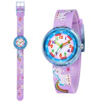Uhrenarmbänder für Kinder, Kunststoff, mit Glas & Kunststoff, für Sport, keine, 210x14mm, verkauft von PC[