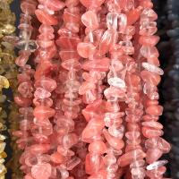 桜の水晶, チェリークオーツ, ナゲット, 洗練されました。, DIY, チェリークォーツ 長さ:約 80 センチ, 売り手 ストランド