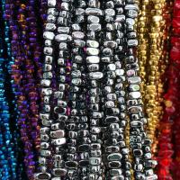 Non Magnetic Hematite Beads, irregular, plated, DIY Approx 40 cm [