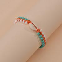 Fashion Jewelry Anklet, Seedbead, with Shell, for woman Approx 16-34 cm 