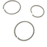 Stainless Steel Open Jump Ring, 304 Stainless Steel, machine polishing original color [