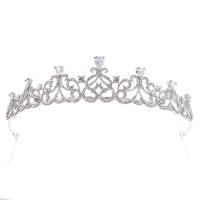 Bridal Tiaras, Zinc Alloy, micro pave cubic zirconia & for woman & with rhinestone, 35mm, Inner Approx 150mm 
