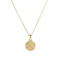 Rhinestone Zinc Alloy Necklace, with 2.36inch extender chain, gold color plated, fashion jewelry & for woman & with rhinestone, golden Approx 17.72 Inch 