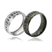 Stainless Steel Finger Ring, 316L Stainless Steel & for man 8mm 
