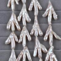 Perles nacres baroques de culture d'eau douce , perle d'eau douce cultivée, DIY, blanc, 23*34mm, Vendu par PC[