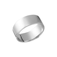 Палец кольцо-латунь, Латунь, ювелирные изделия моды & Женский, серебряный, 7mm, продается PC