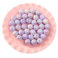 Plating Acrylic Beads, Round, DIY 16mm [