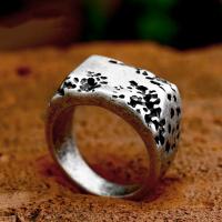 Titanium Steel Finger Ring, Antique finish, vintage & for man, US Ring [